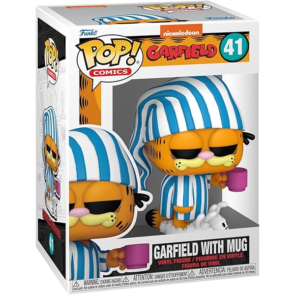 Amazon.co.jp: Funko 40172 Garfield Pop Vinyl Figure, Standard